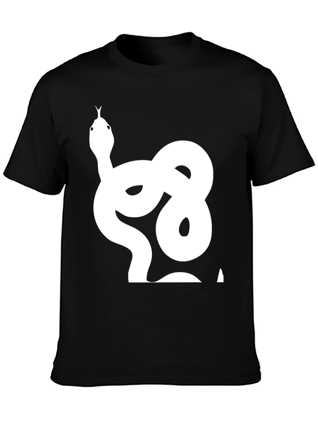 Snake Graphic T-Shirt - Cool Black Tee