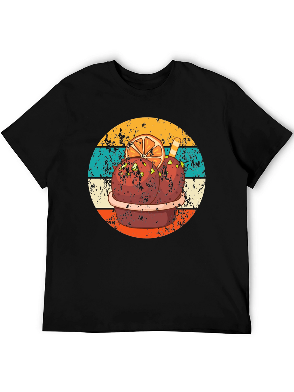 Horchata Inspired Graphic Tee - Black T-Shirt