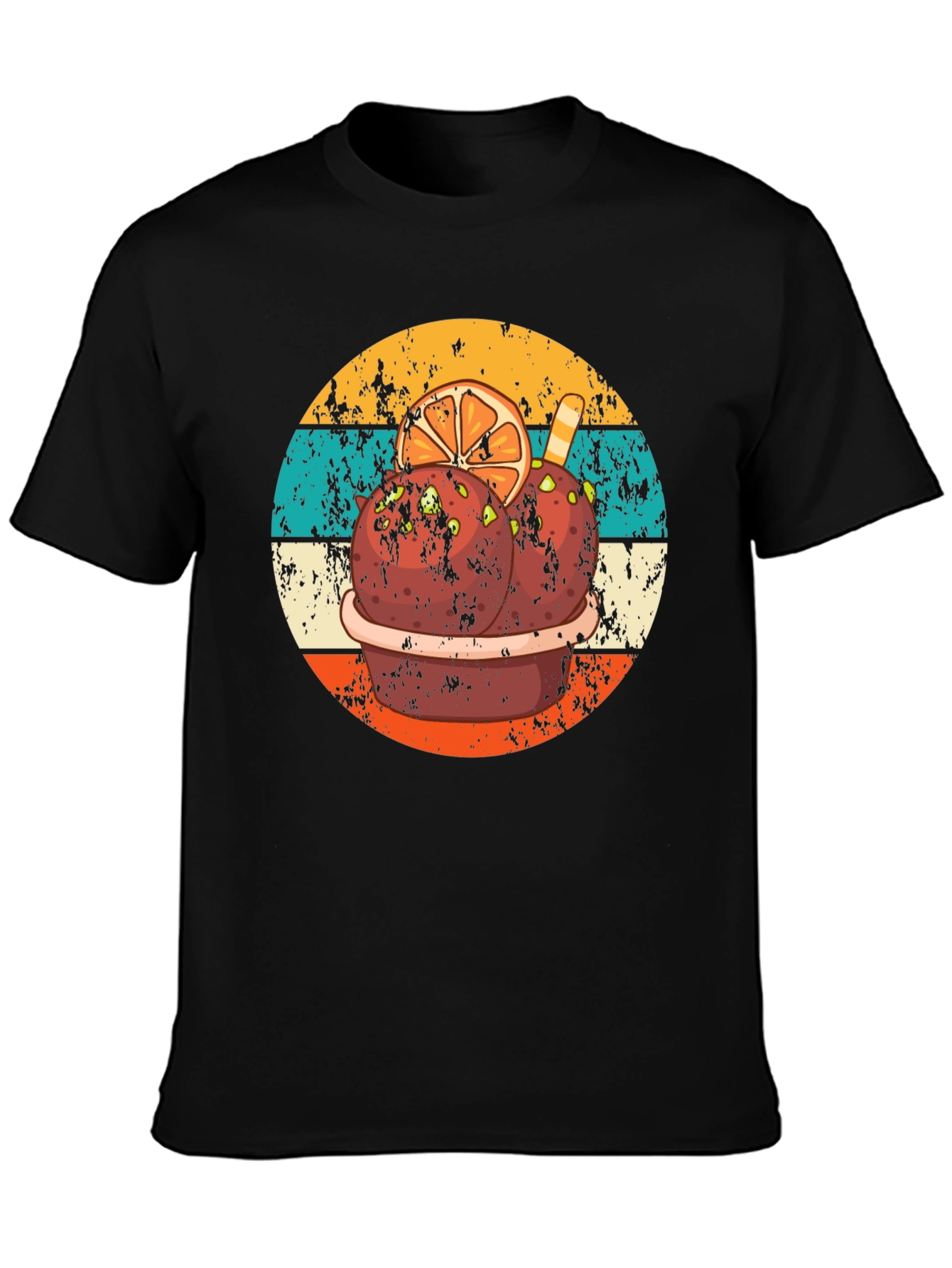 Horchata Inspired Graphic Tee - Black T-Shirt