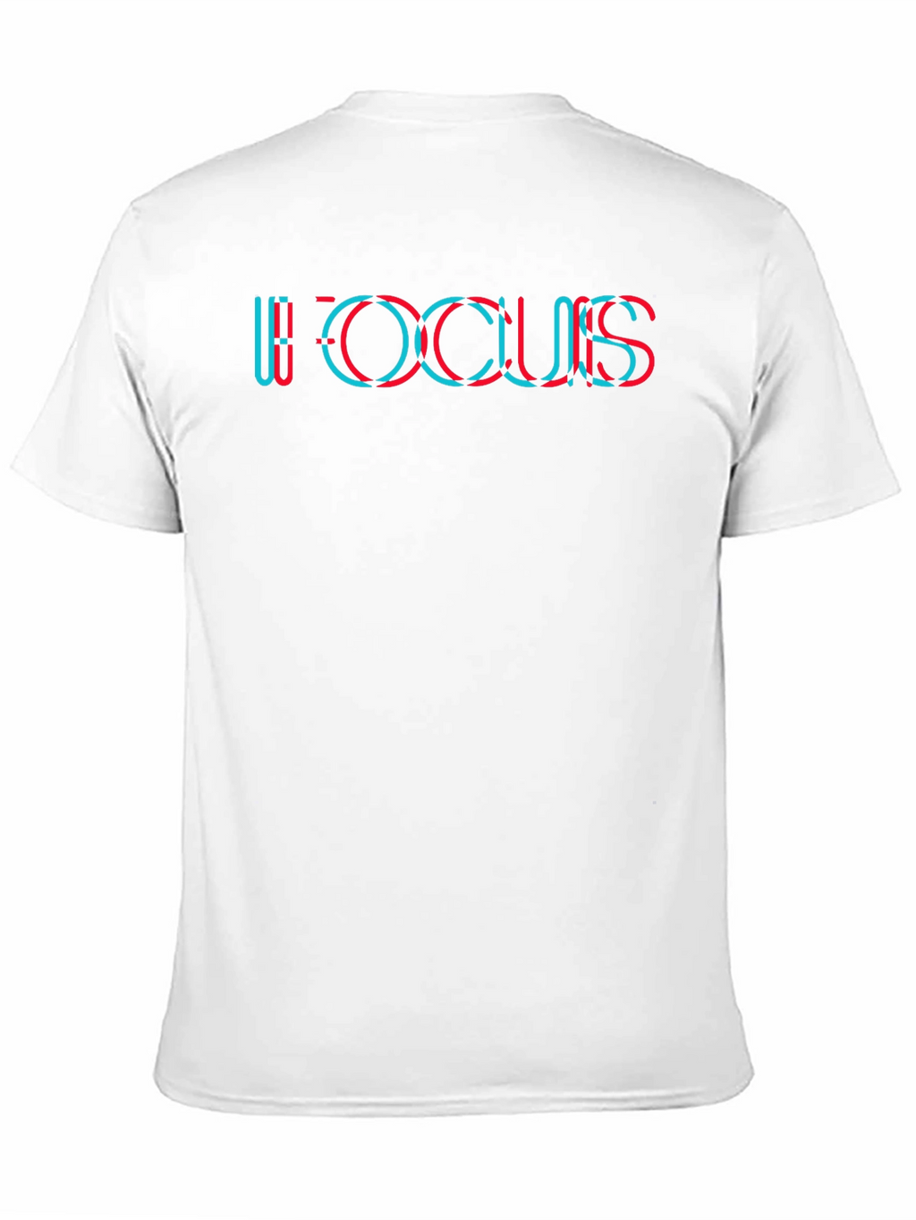 Trendy Focus Graphic Tee - Soft Black Cotton