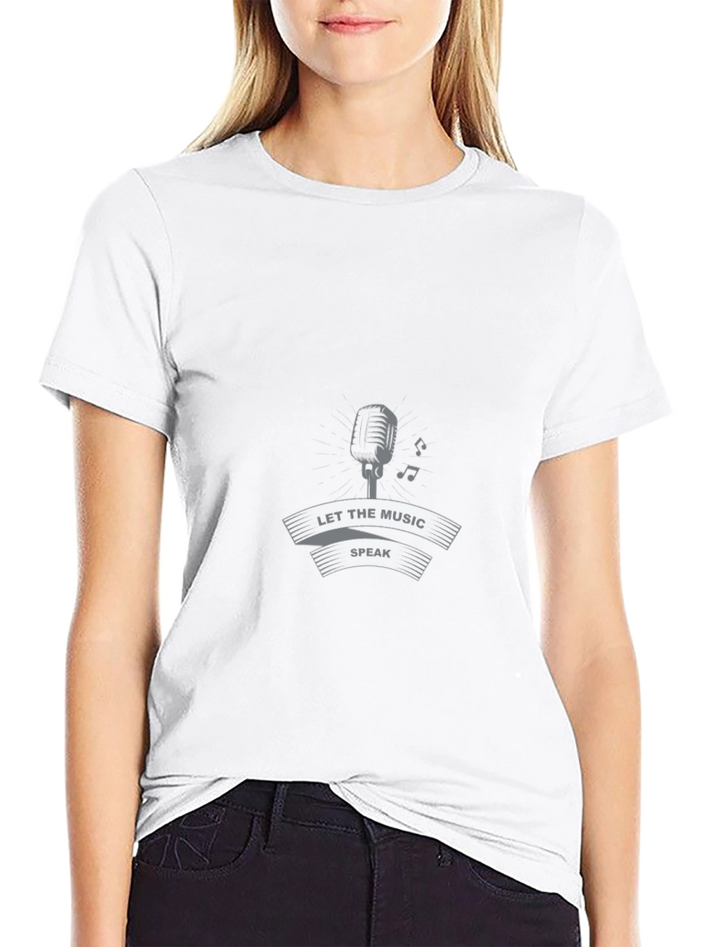 Let the Music Speak Graphic Tee