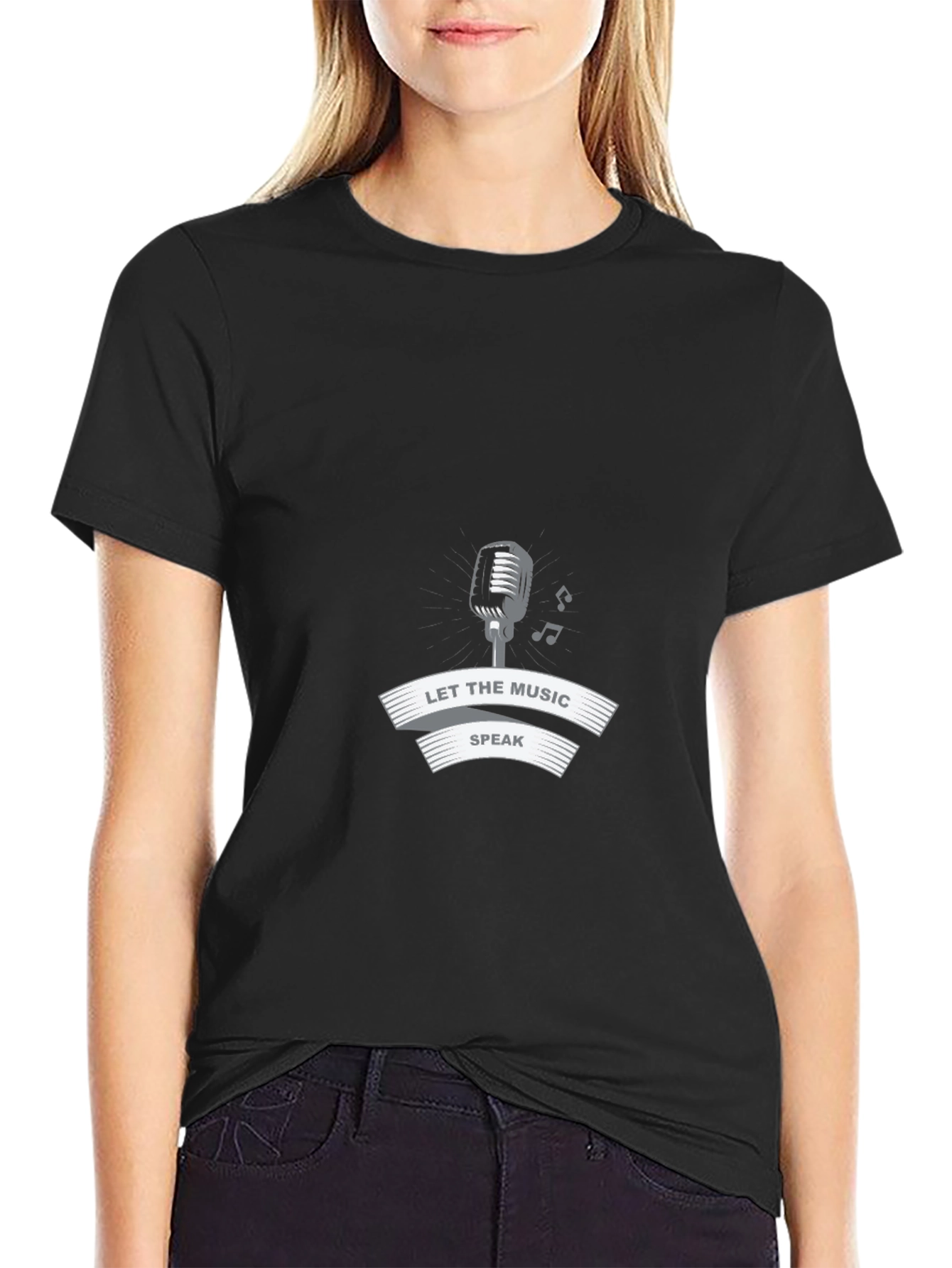 Let the Music Speak Graphic Tee