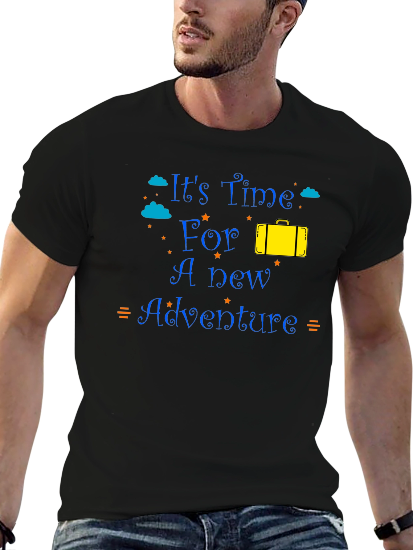 Adventure Time Black Graphic T-Shirt