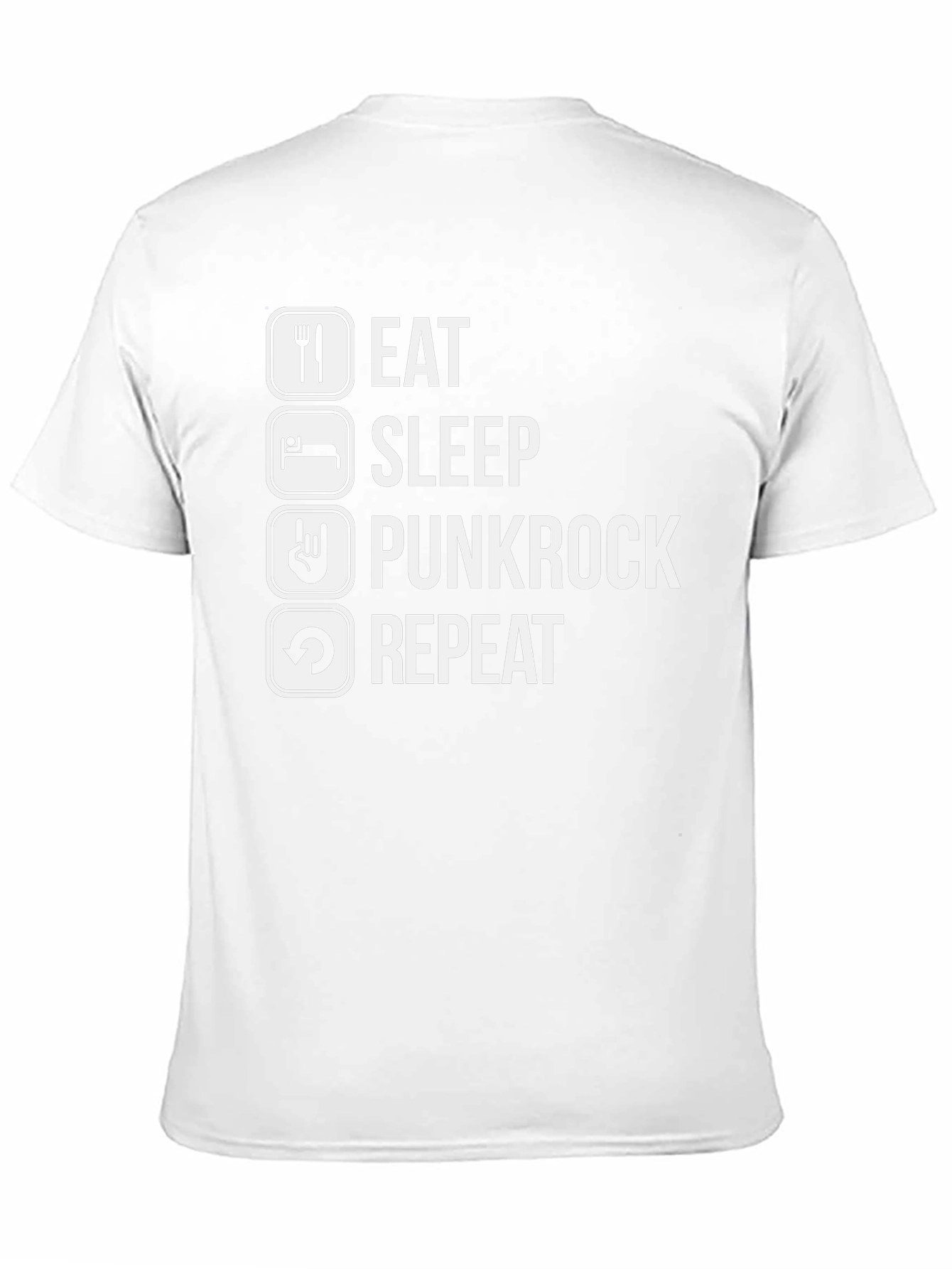 Eat Sleep Punkrock Repeat Graphic T-Shirt