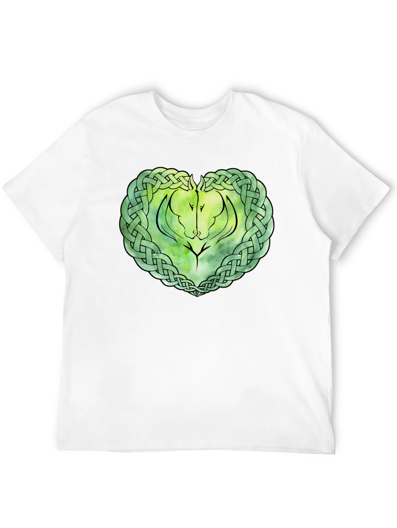Celtic Horse Knot Graphic T-Shirt - Black