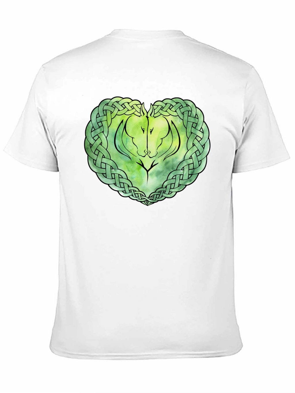 Celtic Horse Knot Graphic T-Shirt - Black