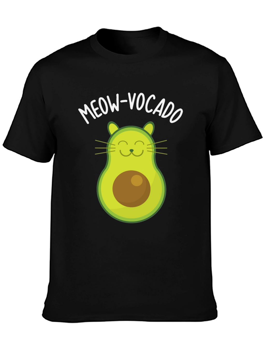 Meow-Vocado Funny Cat Avocado T-Shirt