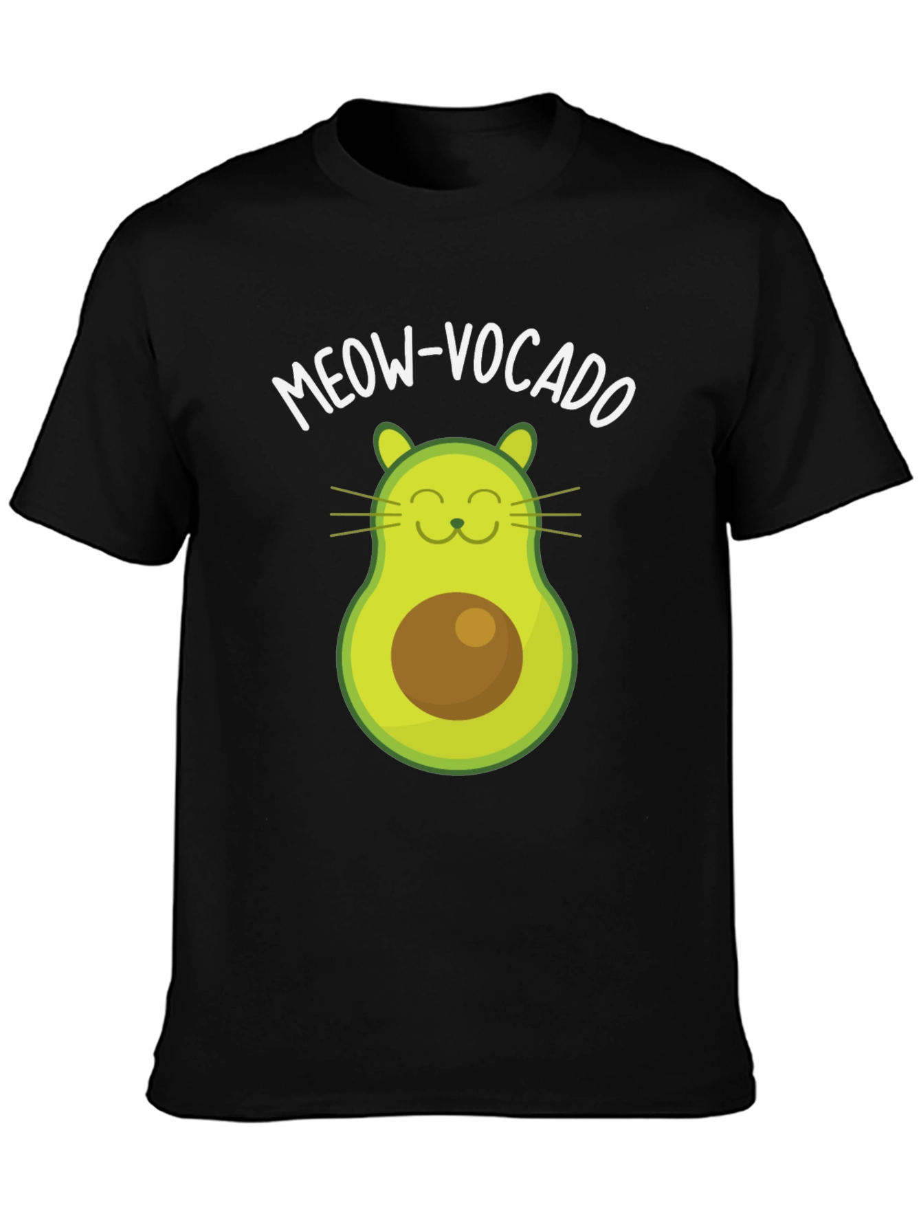 Meow-Vocado Funny Cat Avocado T-Shirt