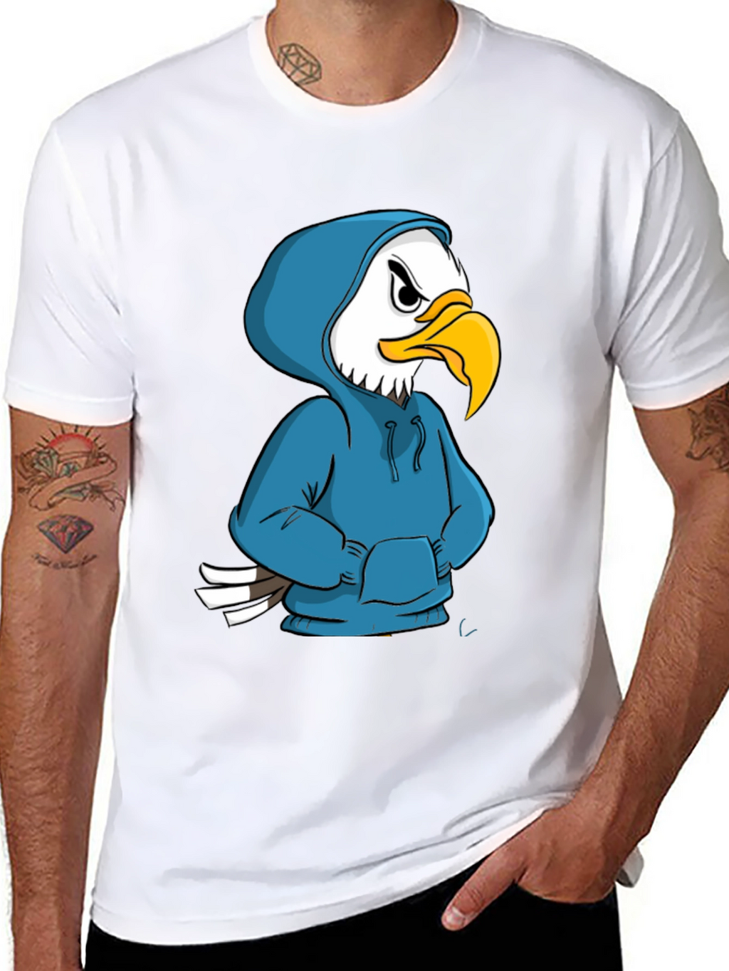 Cool Eagle Hoodie T-Shirt