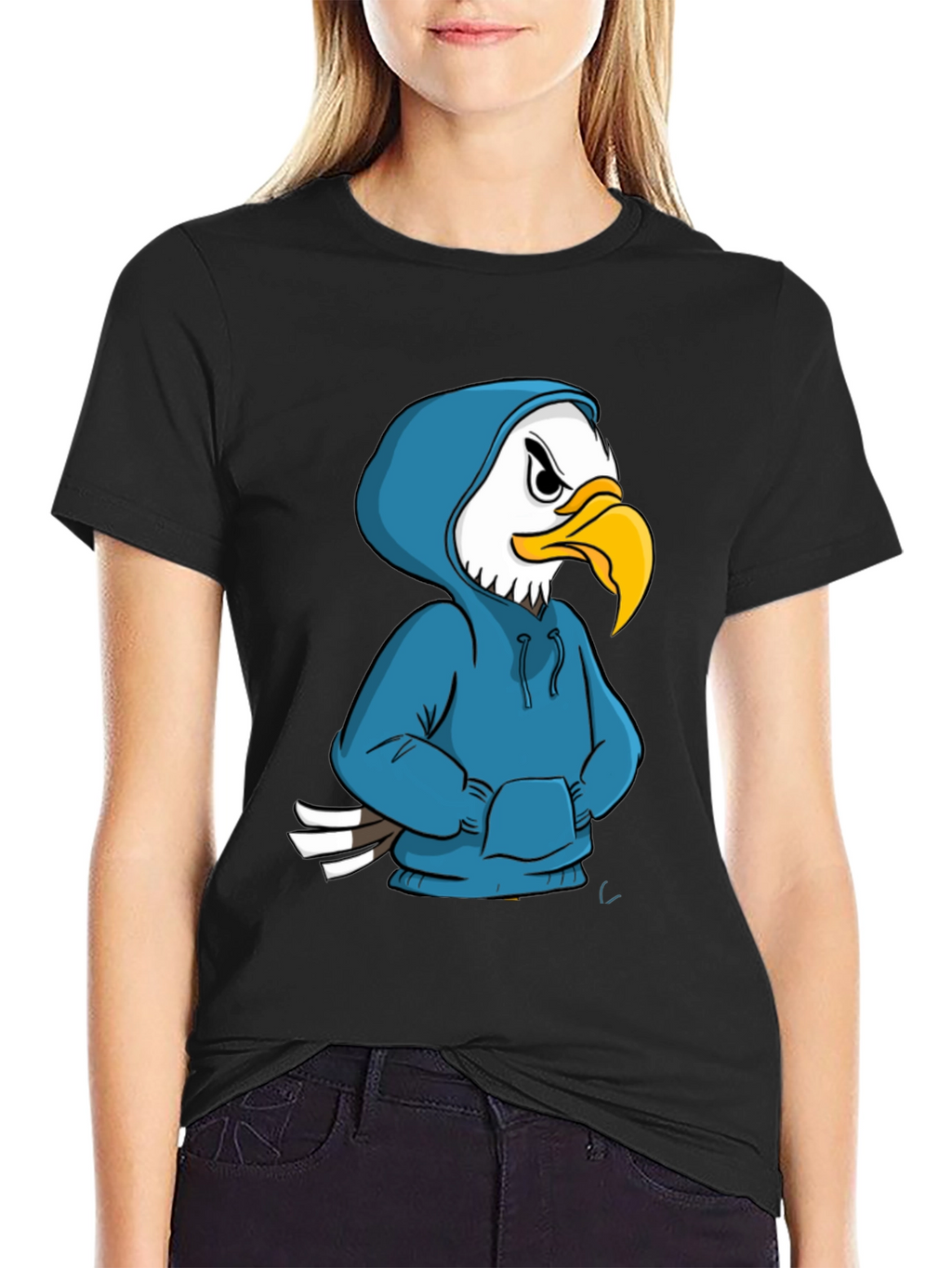 Cool Eagle Hoodie T-Shirt