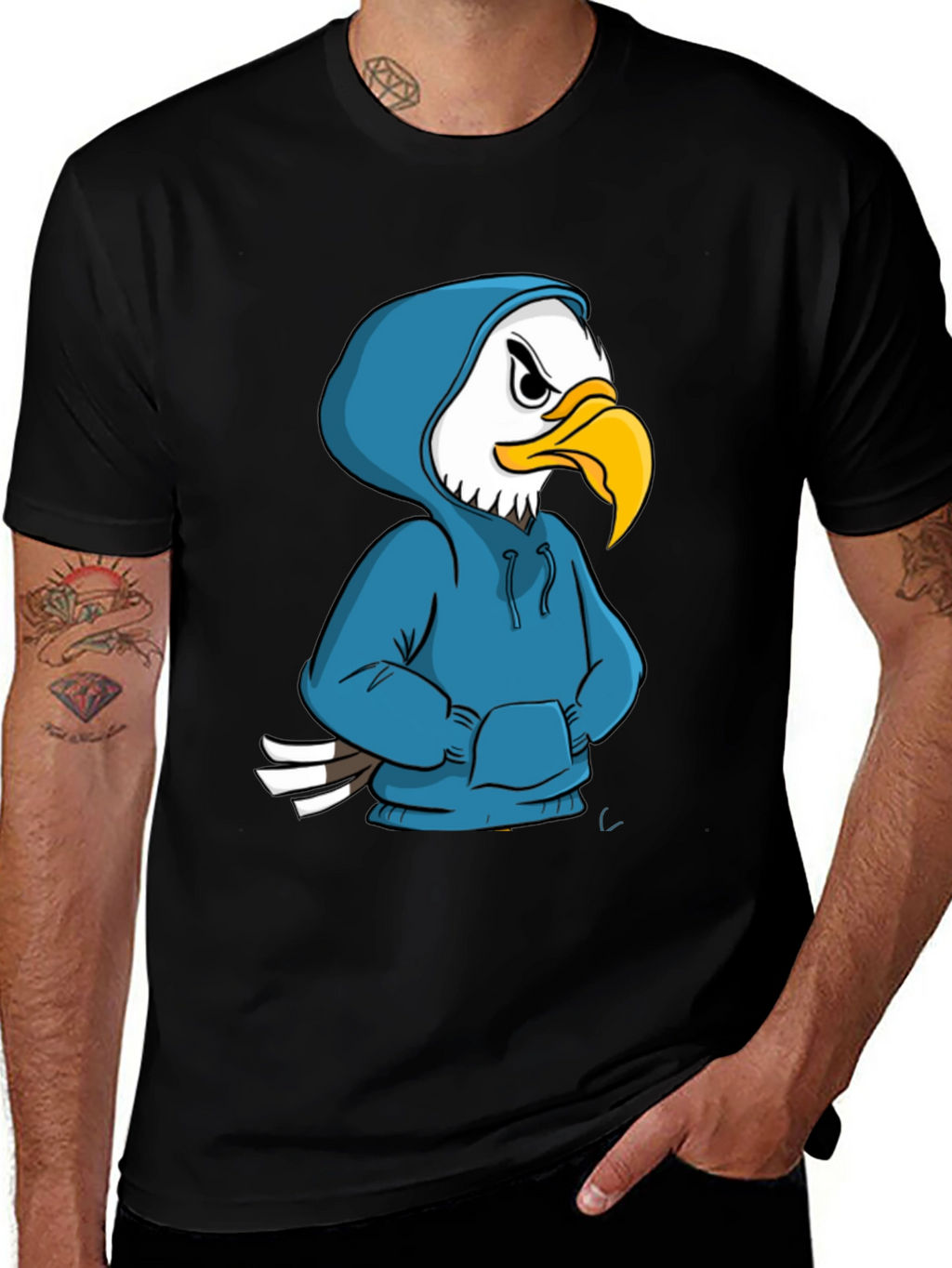 Cool Eagle Hoodie T-Shirt