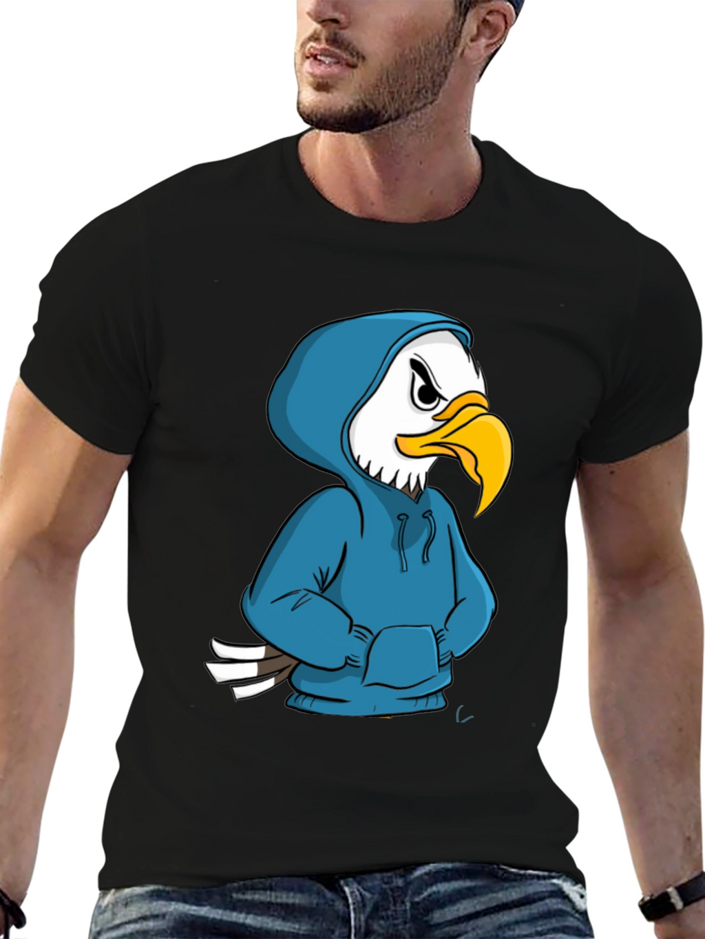 Cool Eagle Hoodie T-Shirt