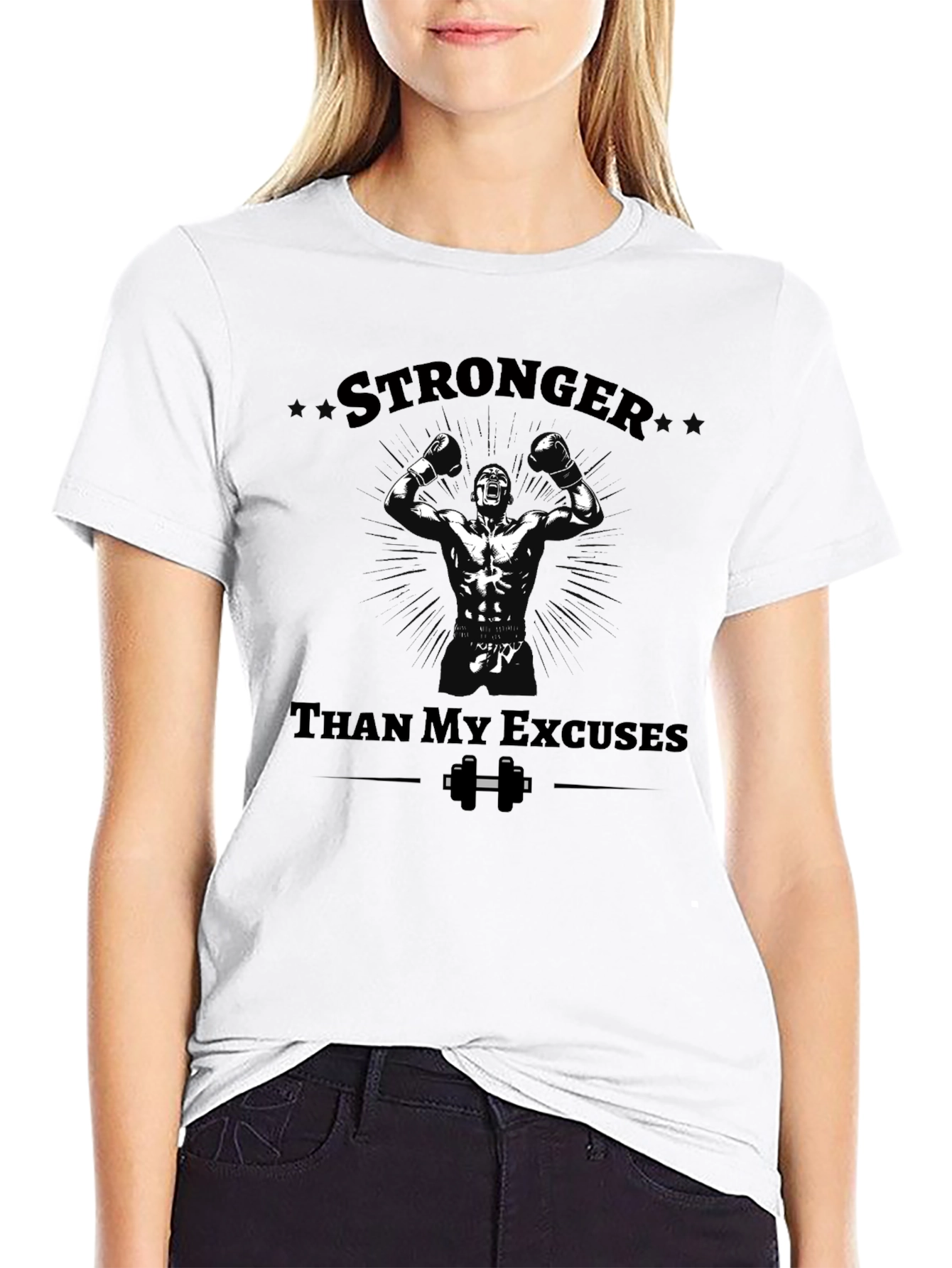 Stronger Than Excuses Graphic T-Shirt