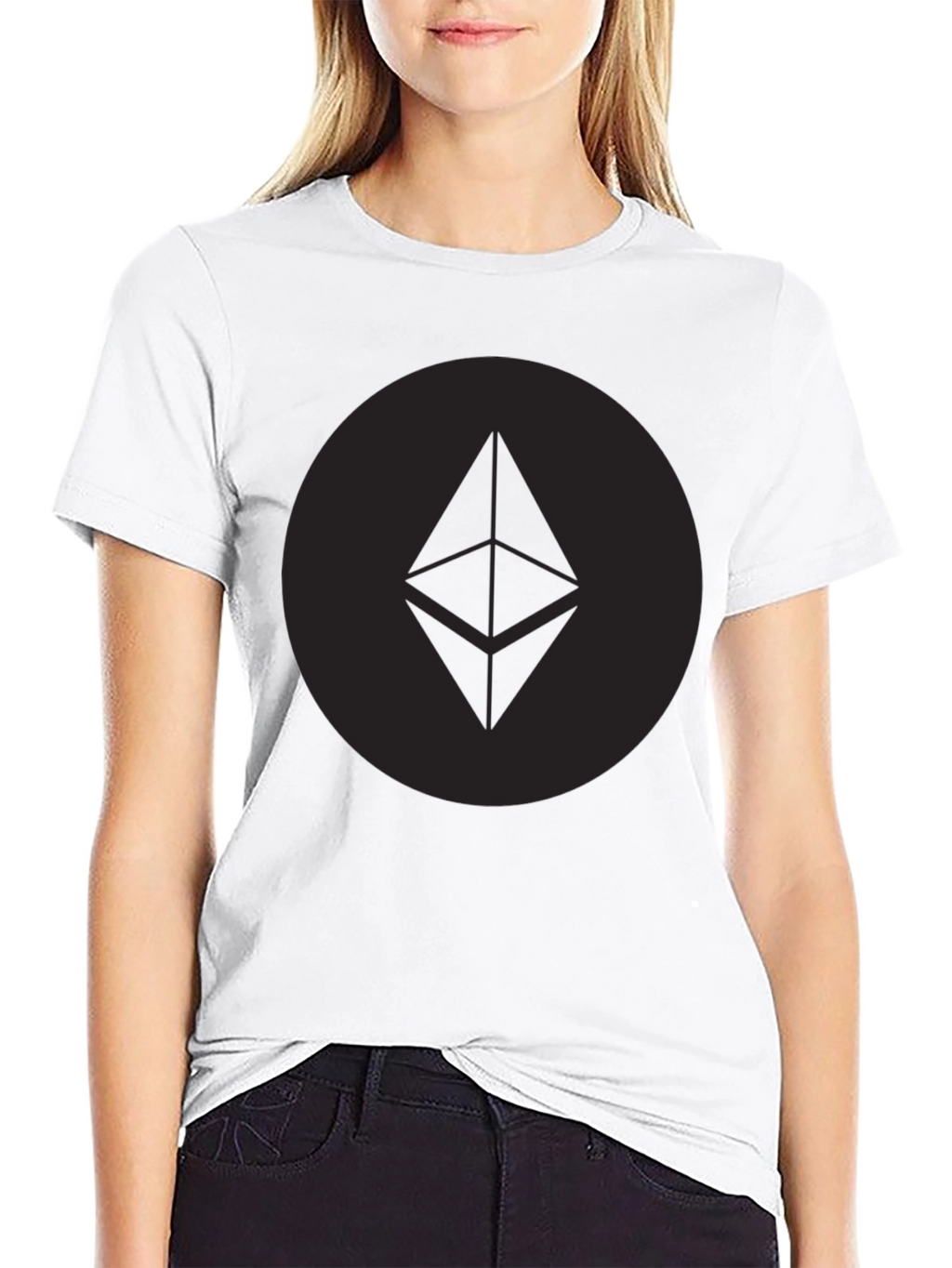 Ethereum Logo Black T-Shirt Crypto Fan Apparel
