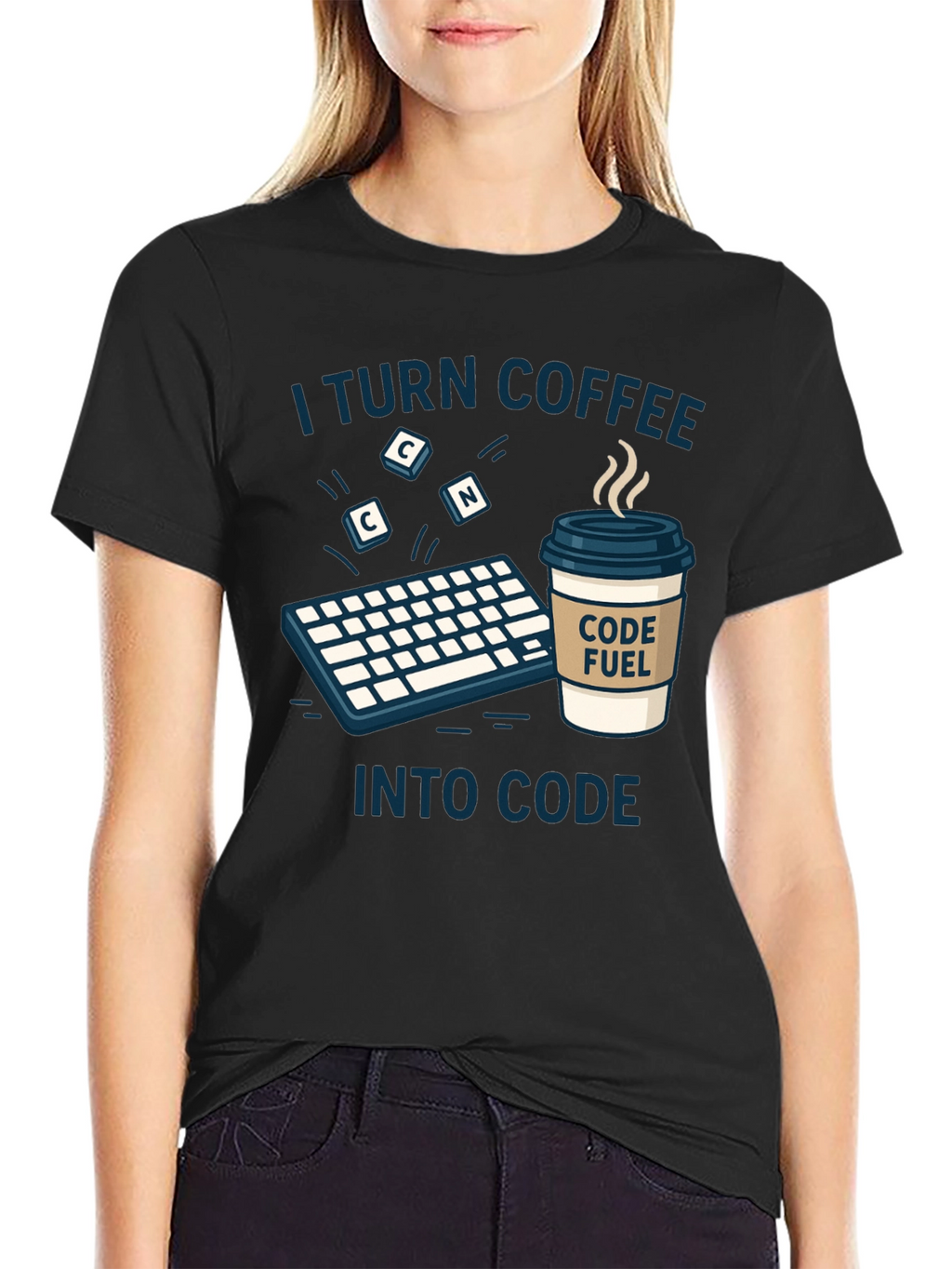 Coffee to Code T-Shirt - Programmer Gift