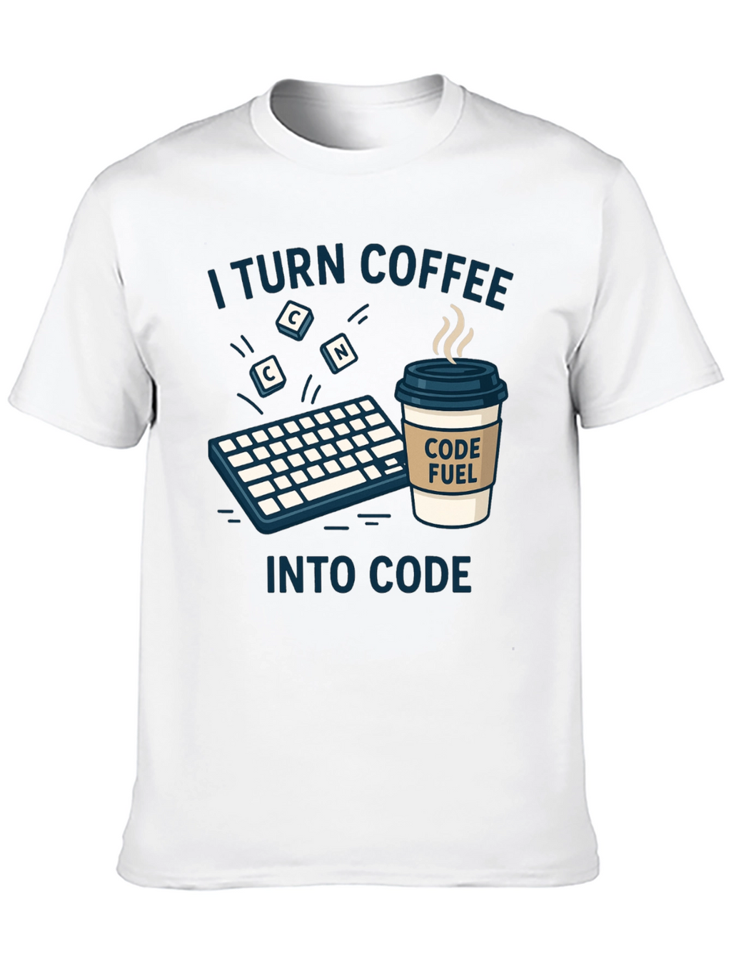 Coffee to Code T-Shirt - Programmer Gift