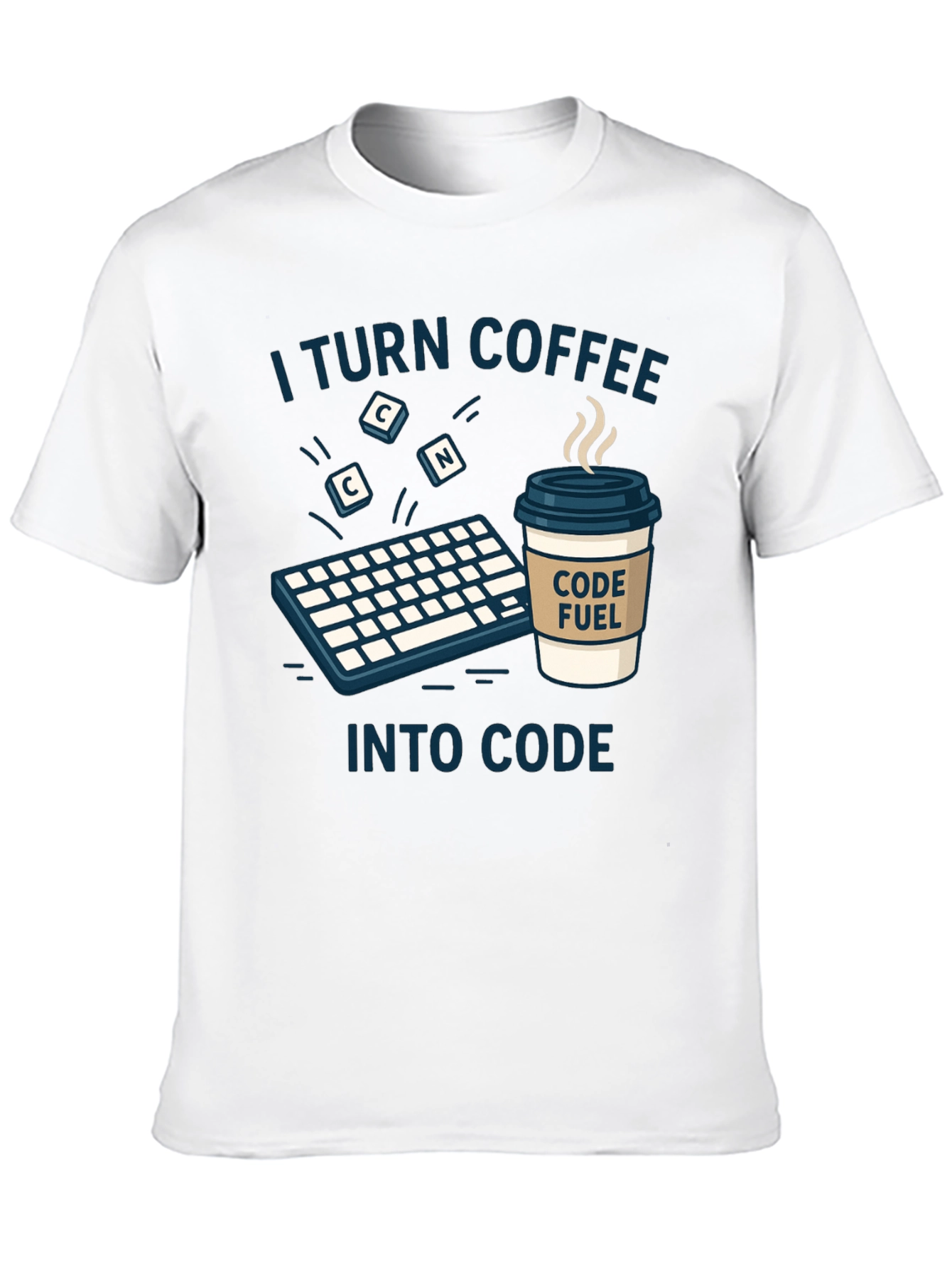 Coffee to Code T-Shirt - Programmer Gift