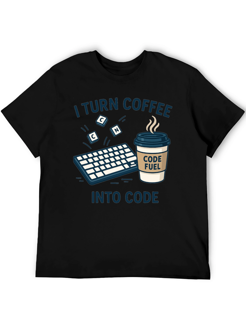 Coffee to Code T-Shirt - Programmer Gift