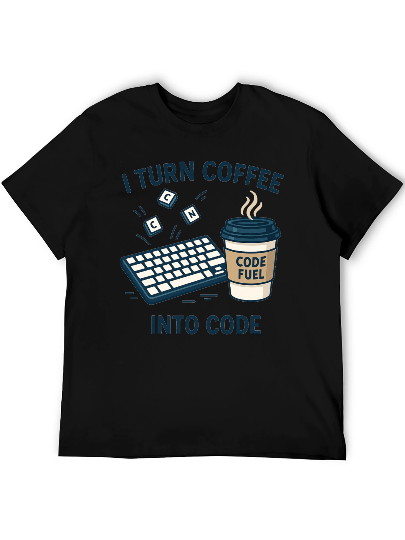 Coffee to Code T-Shirt - Programmer Gift