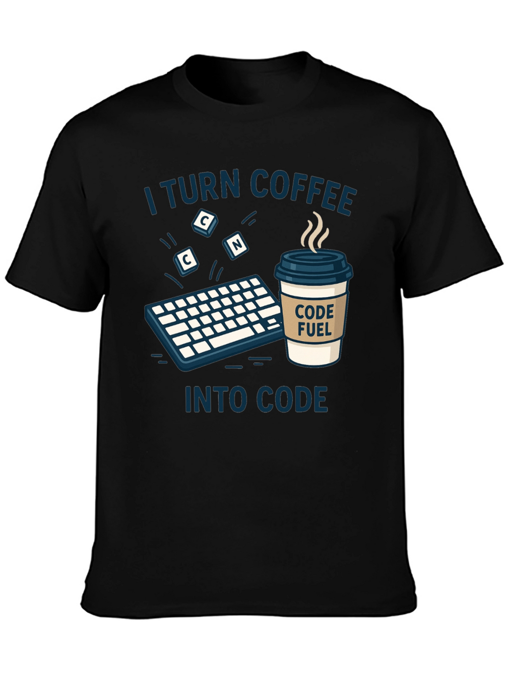 Coffee to Code T-Shirt - Programmer Gift