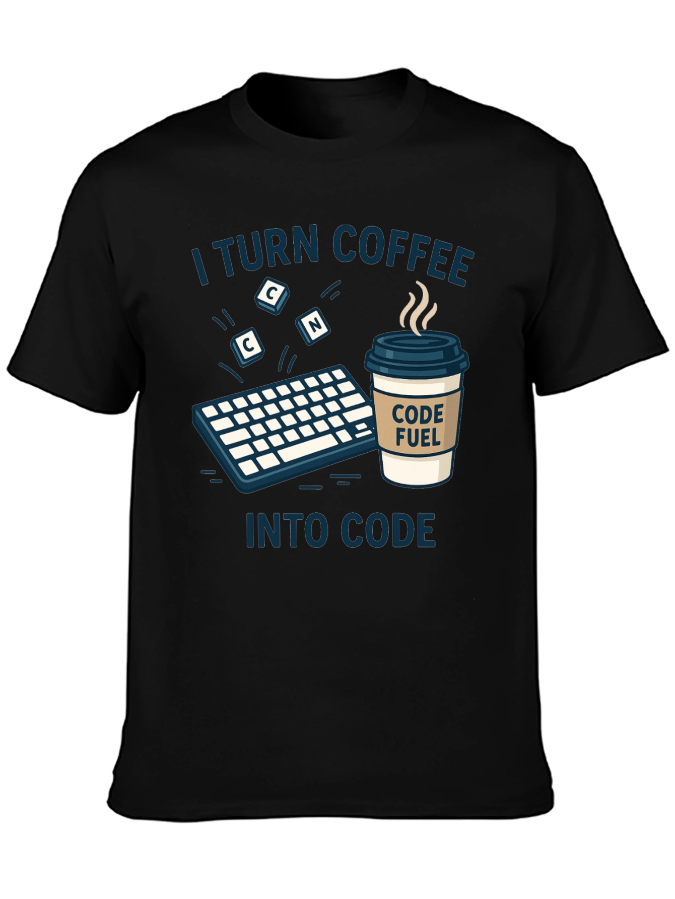 Coffee to Code T-Shirt - Programmer Gift