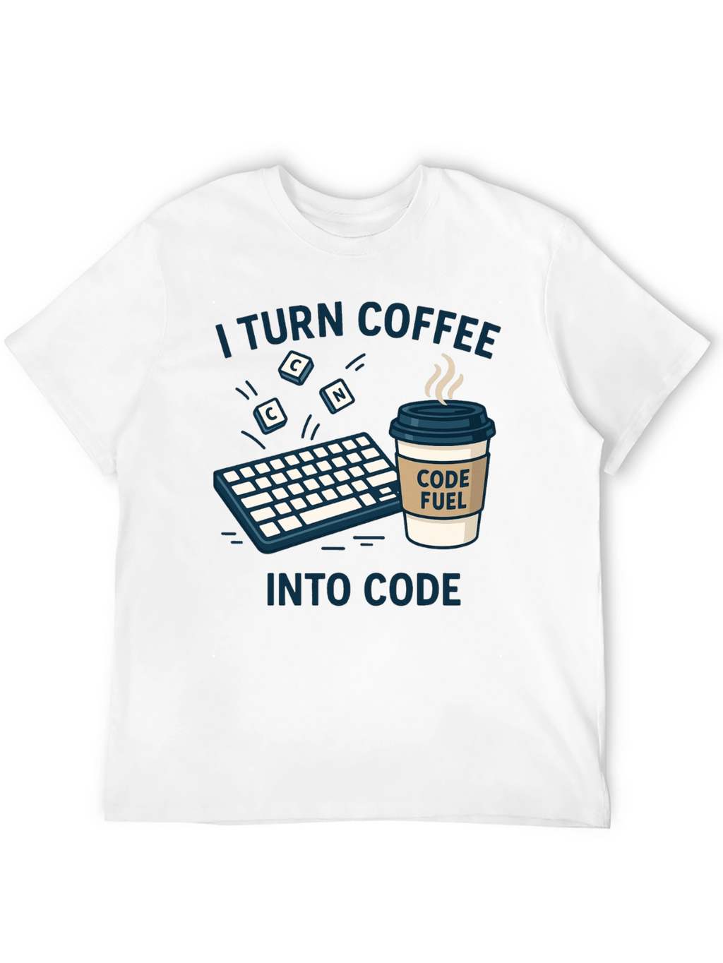 Coffee to Code T-Shirt - Programmer Gift