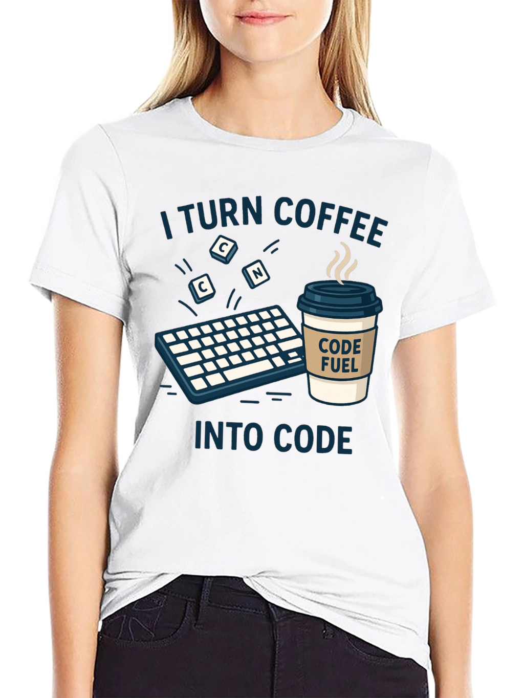 Coffee to Code T-Shirt - Programmer Gift