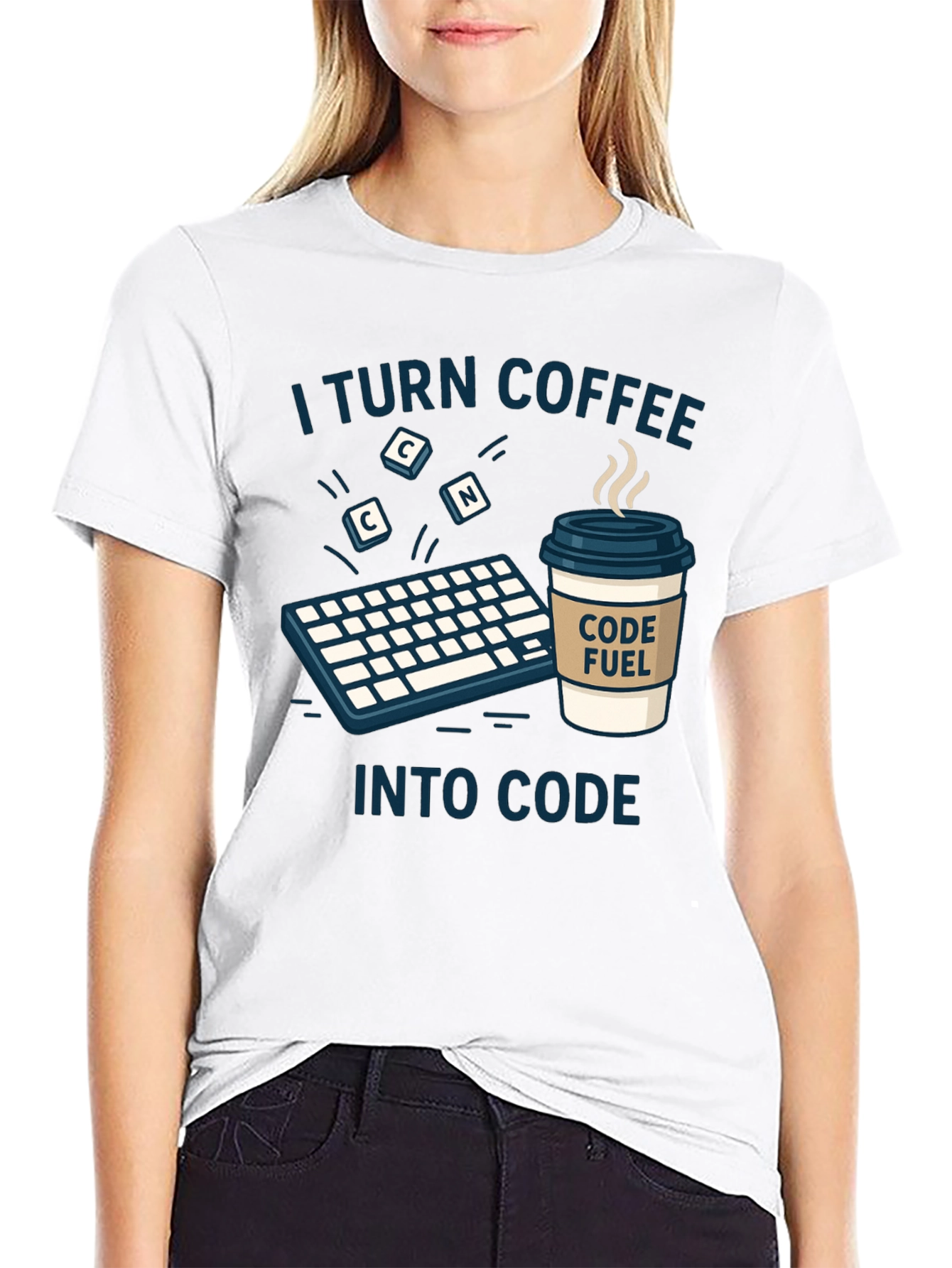 Coffee to Code T-Shirt - Programmer Gift