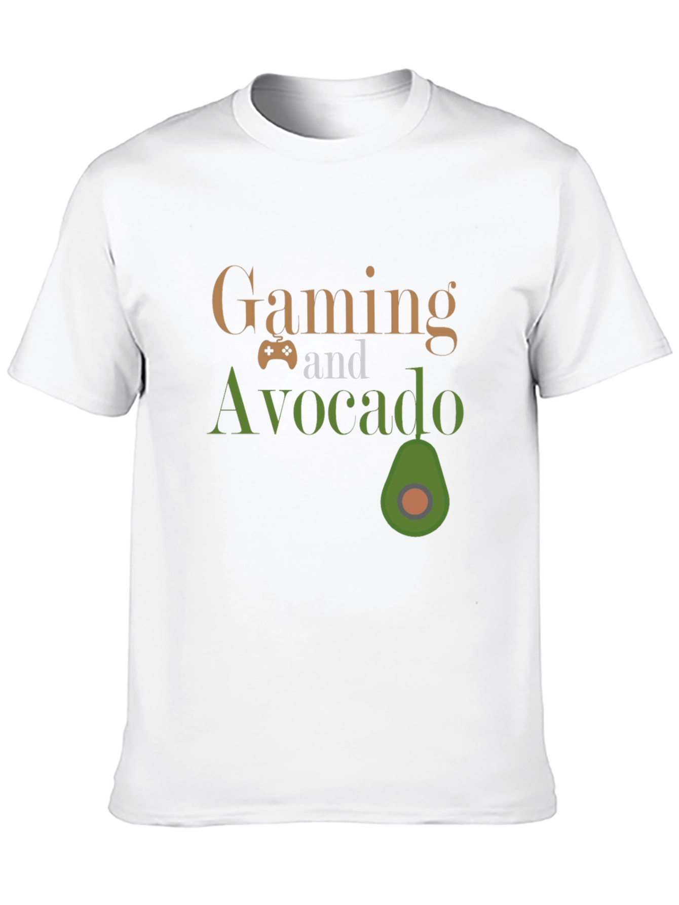 Gaming and Avocado T-Shirt: Gamer Style Tee
