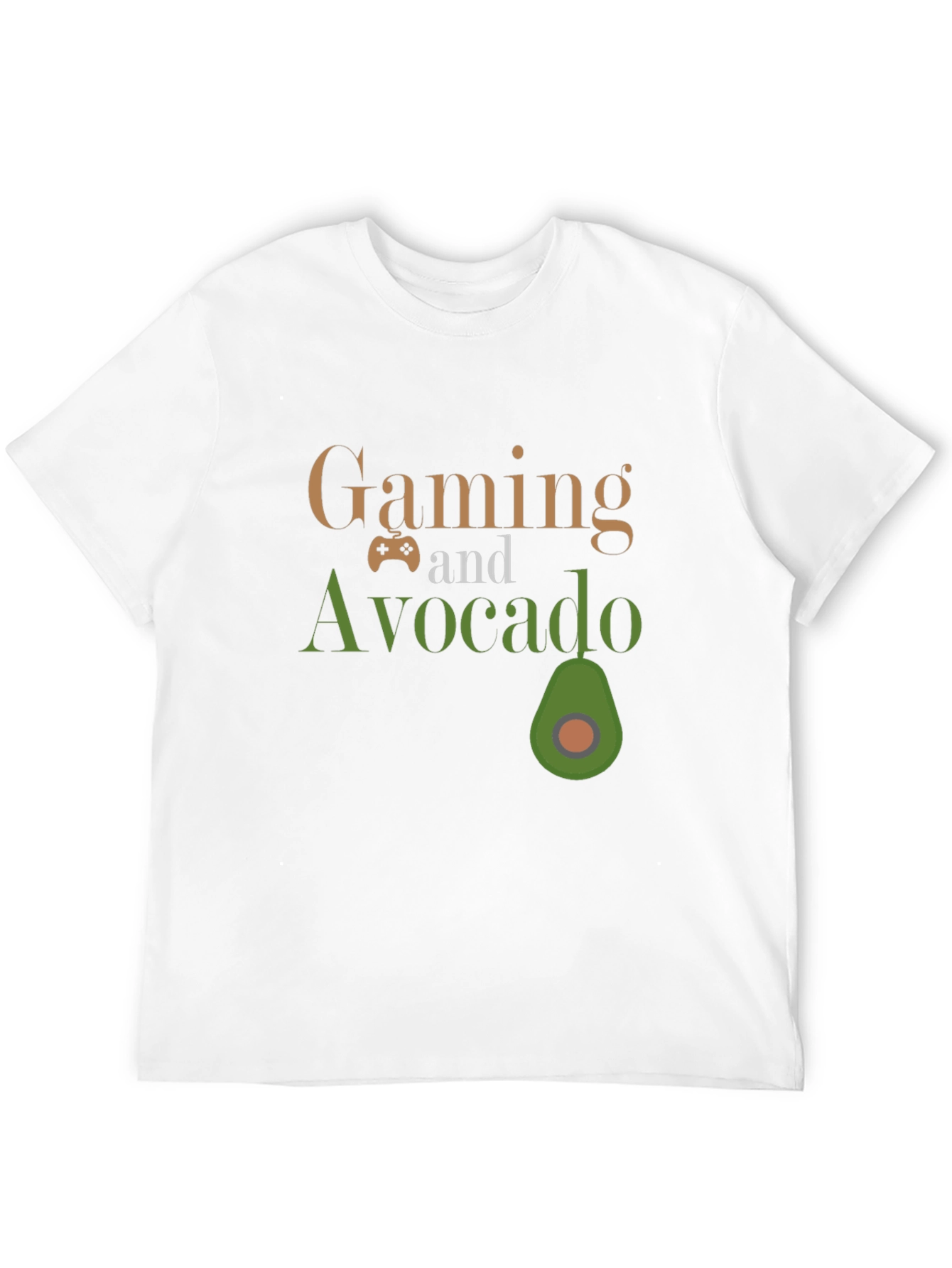 Gaming and Avocado T-Shirt: Gamer Style Tee