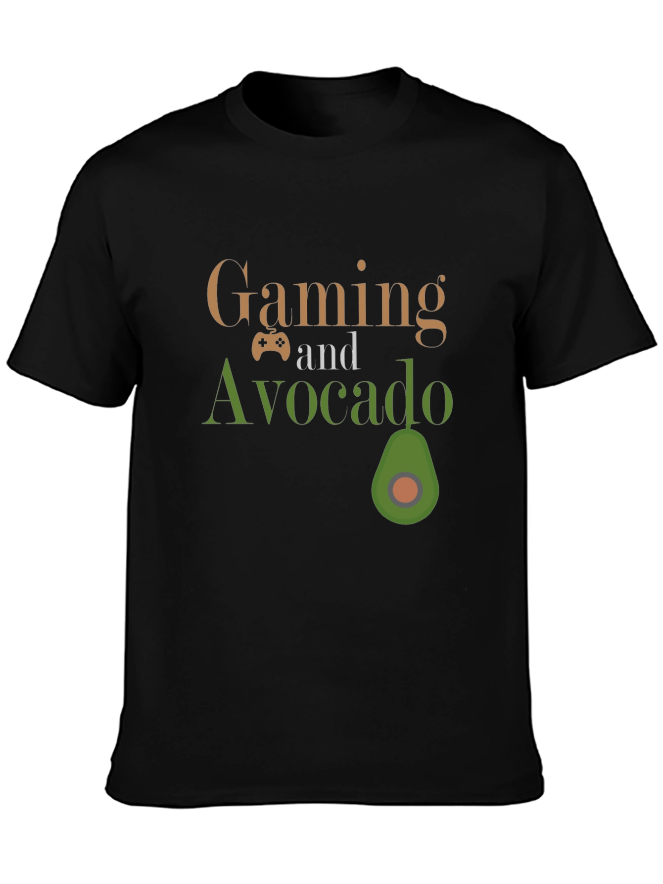 Gaming and Avocado T-Shirt: Gamer Style Tee