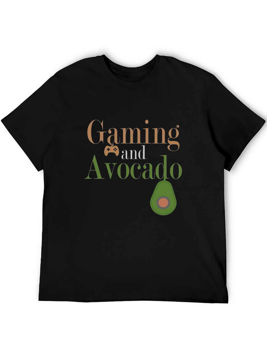 Gaming and Avocado T-Shirt: Gamer Style Tee