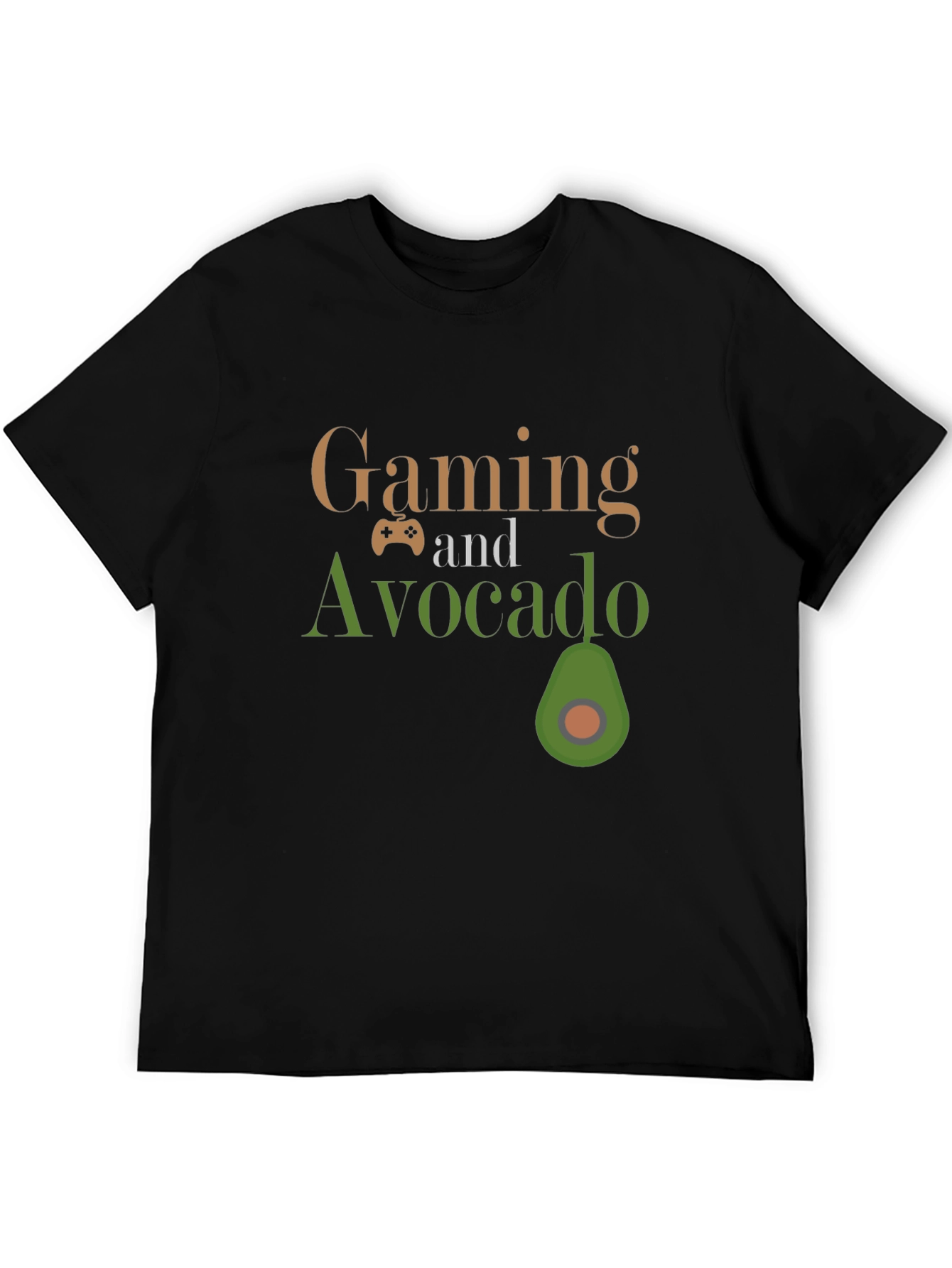 Gaming and Avocado T-Shirt: Gamer Style Tee