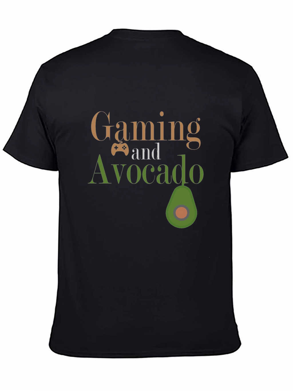 Gaming and Avocado T-Shirt: Gamer Style Tee