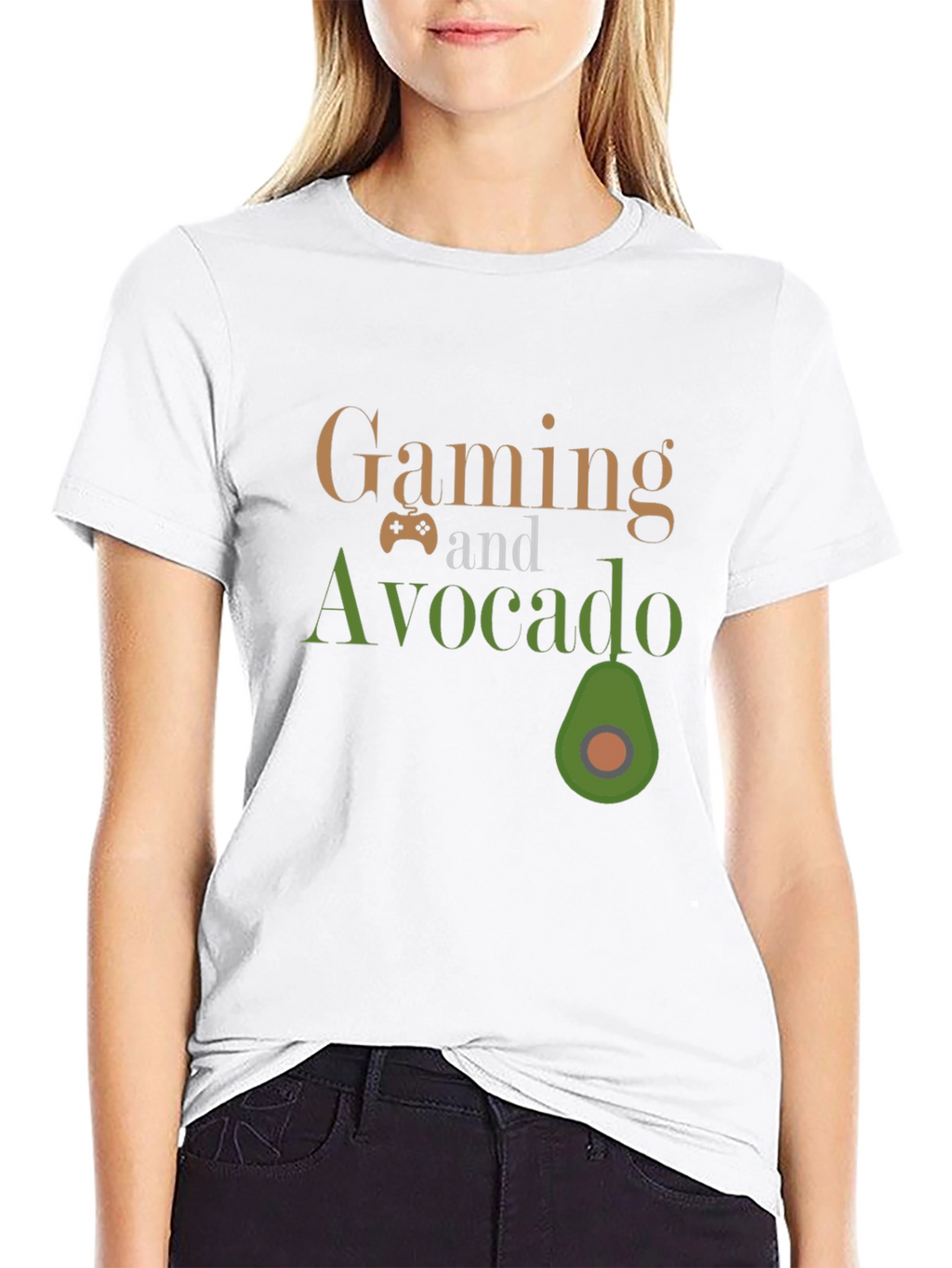 Gaming and Avocado T-Shirt: Gamer Style Tee
