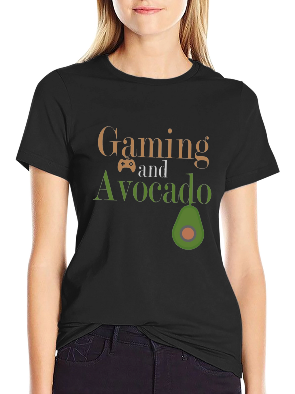Gaming and Avocado T-Shirt: Gamer Style Tee
