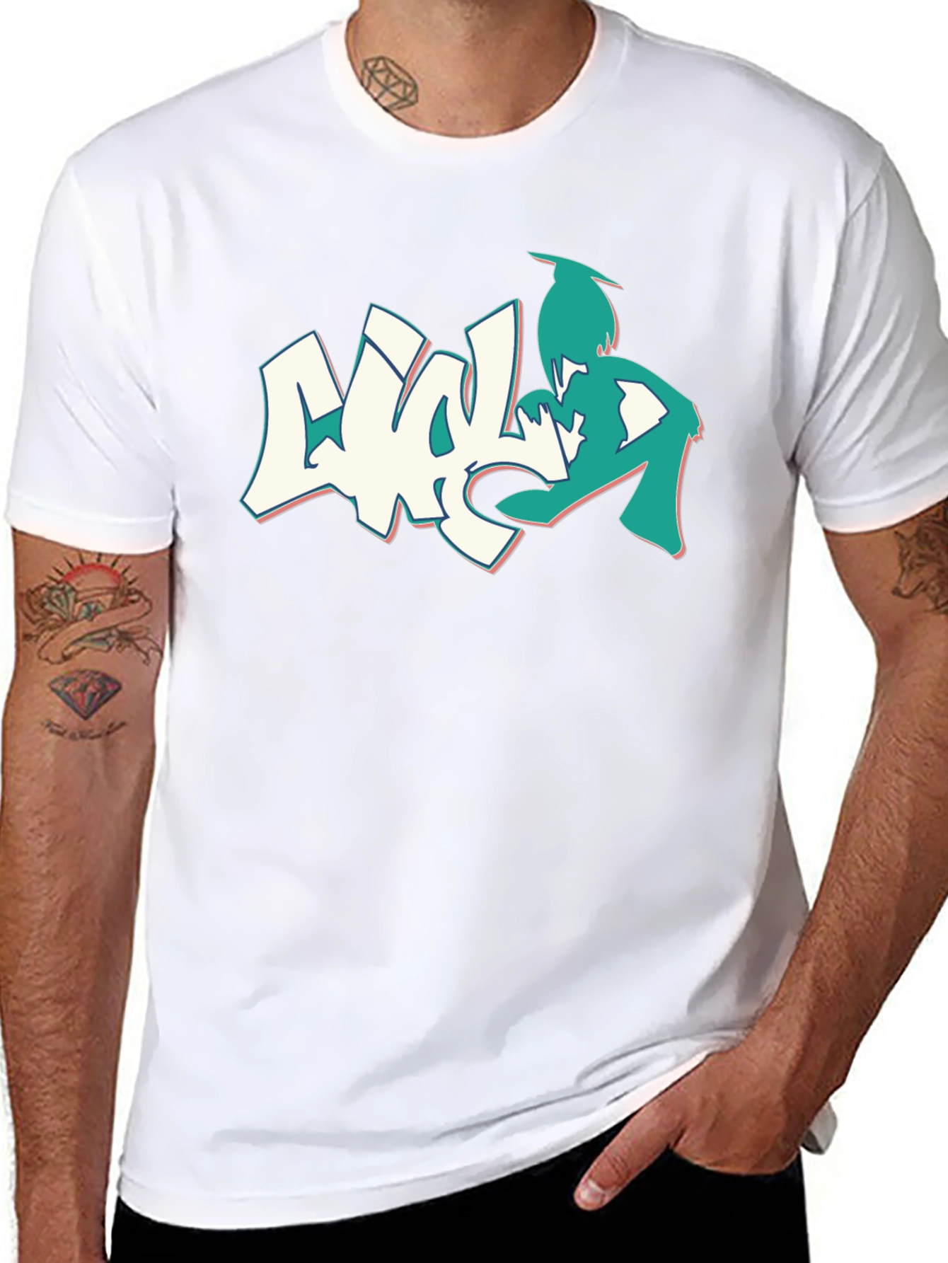 Miami Dolphins Graffiti Style T-Shirt