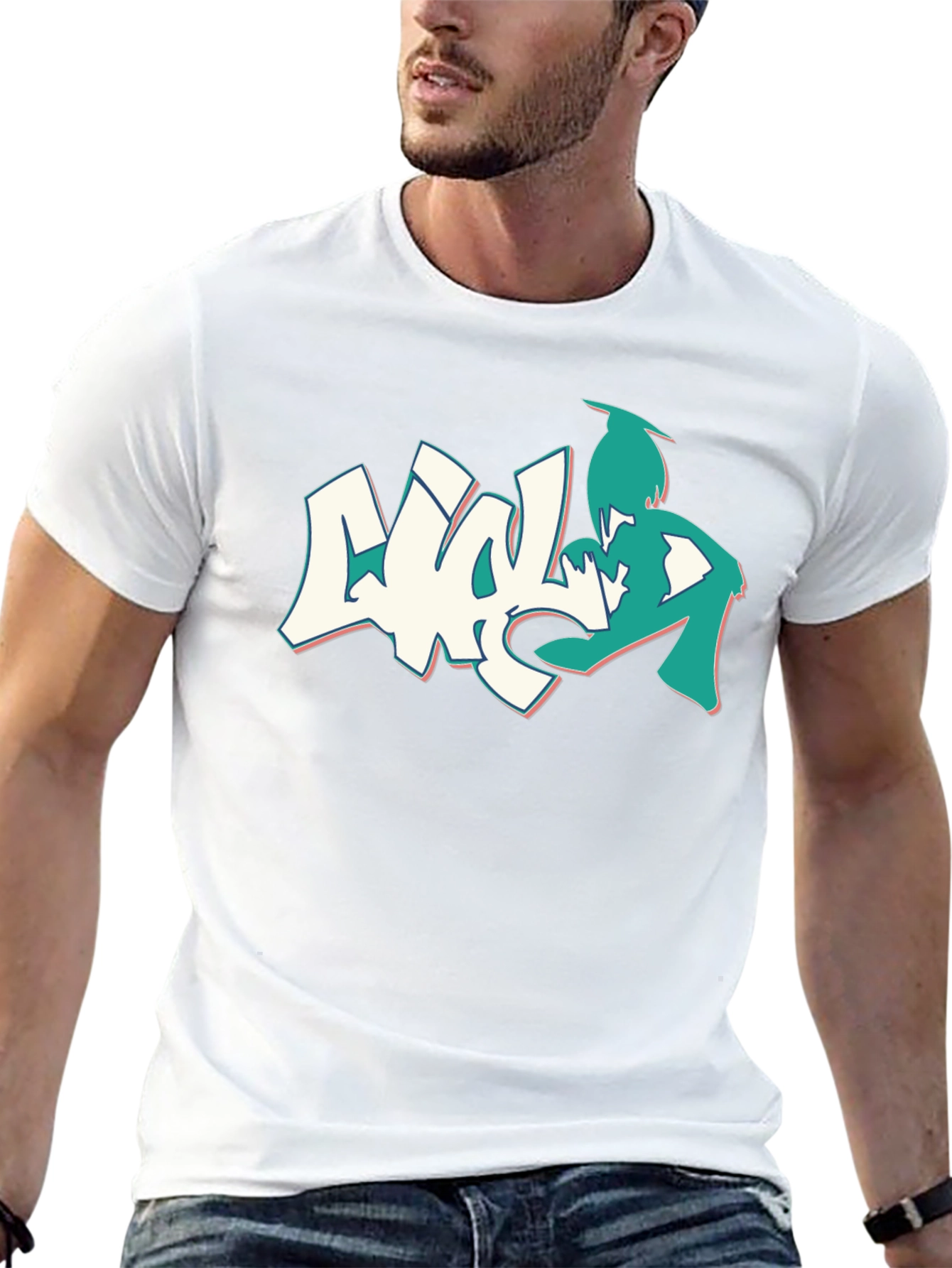 Miami Dolphins Graffiti Style T-Shirt
