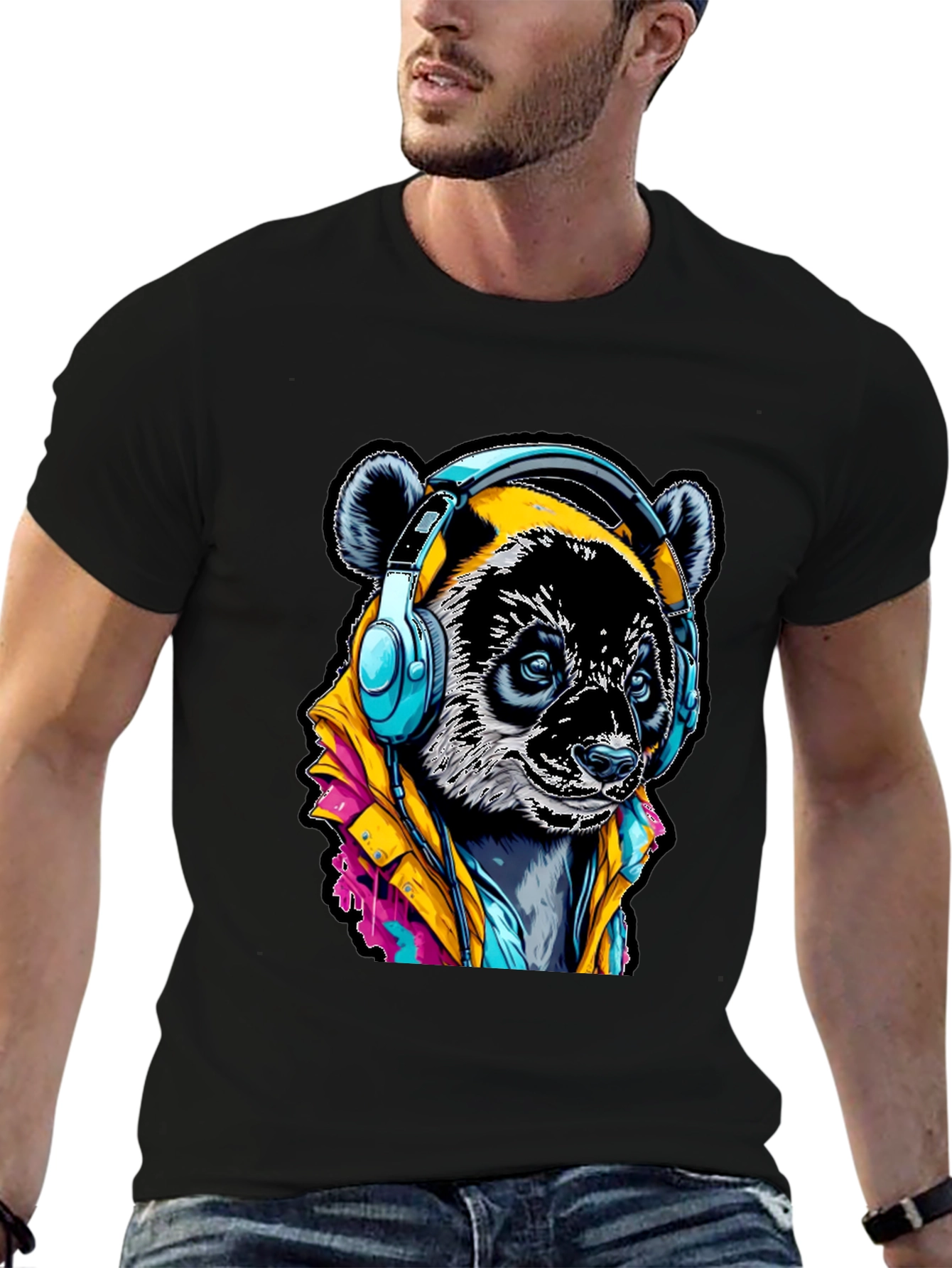 Cool Panda DJ T-Shirt