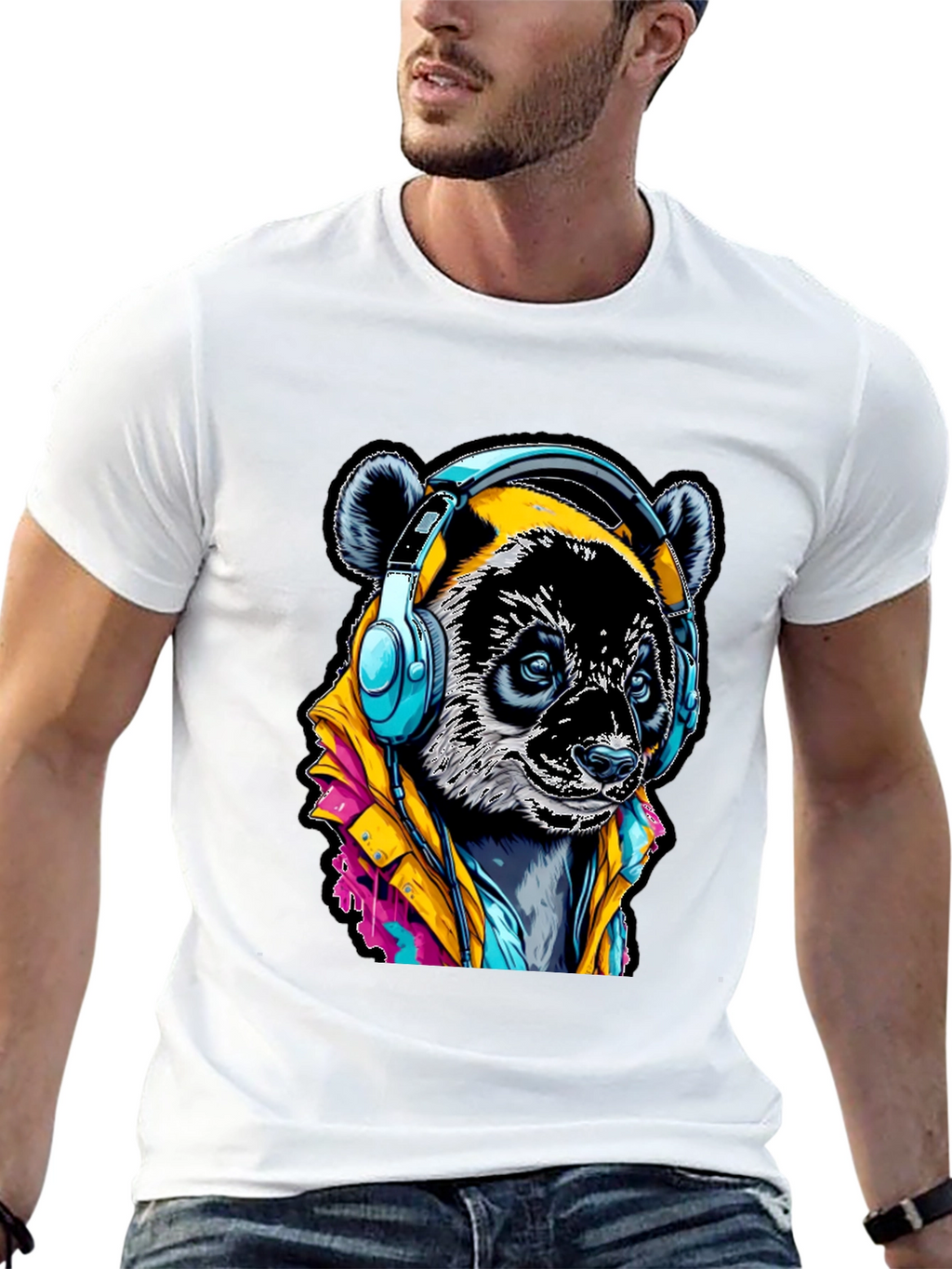 Cool Panda DJ T-Shirt