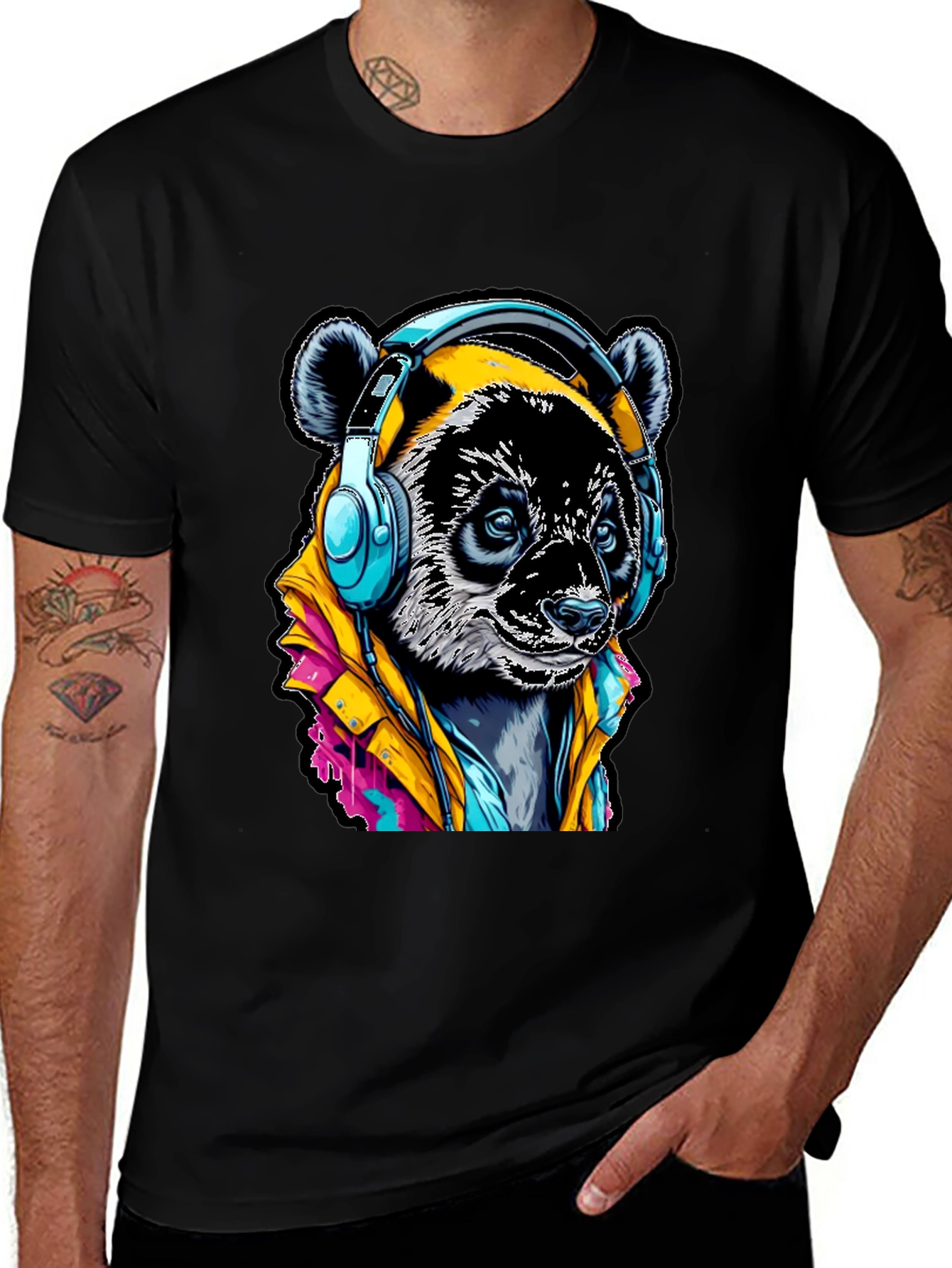 Cool Panda DJ T-Shirt
