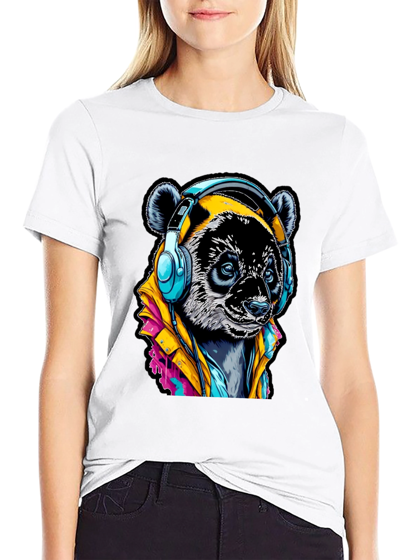 Cool Panda DJ T-Shirt