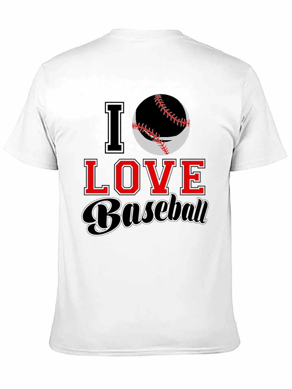 I Love Baseball Graphic Tee