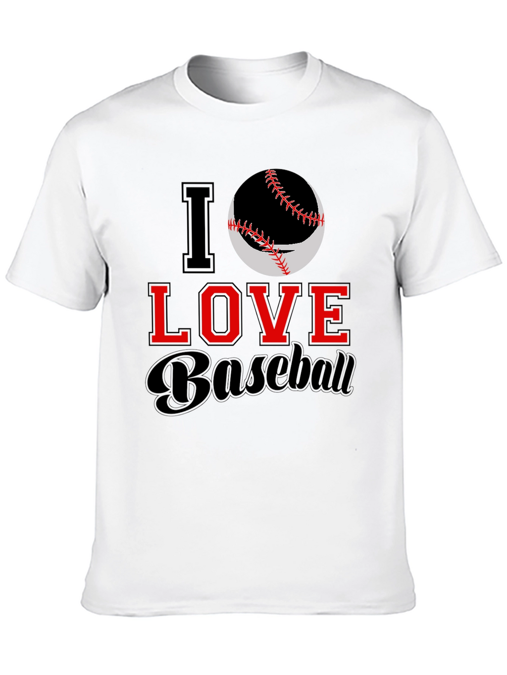 I Love Baseball Graphic Tee
