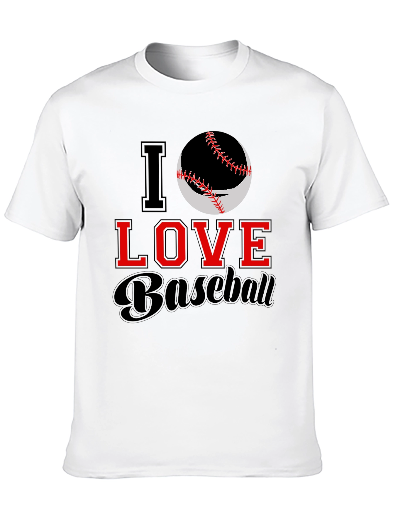 I Love Baseball Graphic Tee