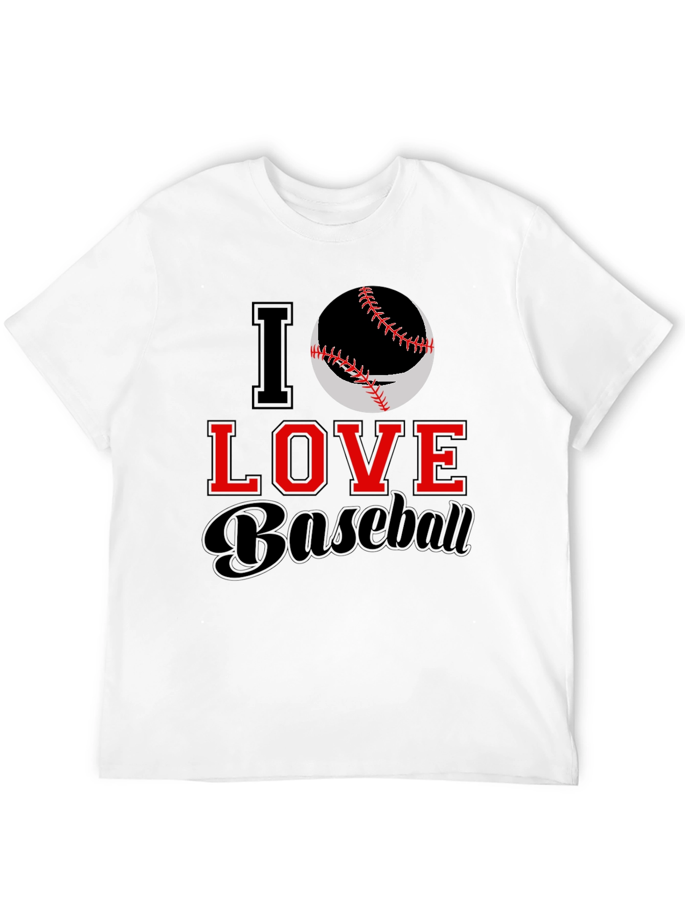 I Love Baseball Graphic Tee