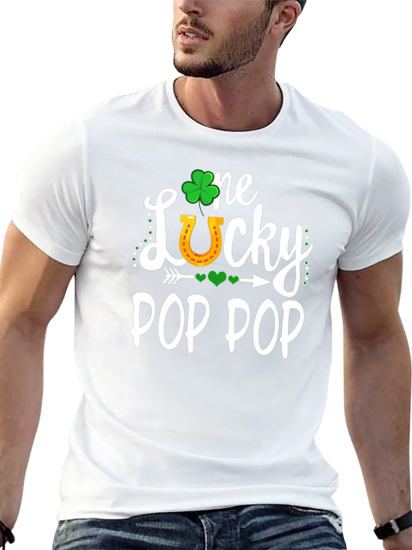 Lucky Pop Pop St. Patricks Day T-Shirt