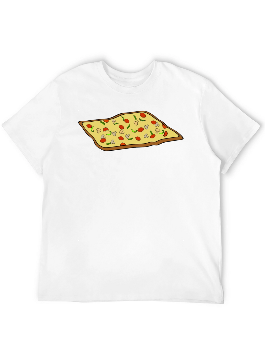Pizza Graphic Black T-Shirt - Foodie Fashion