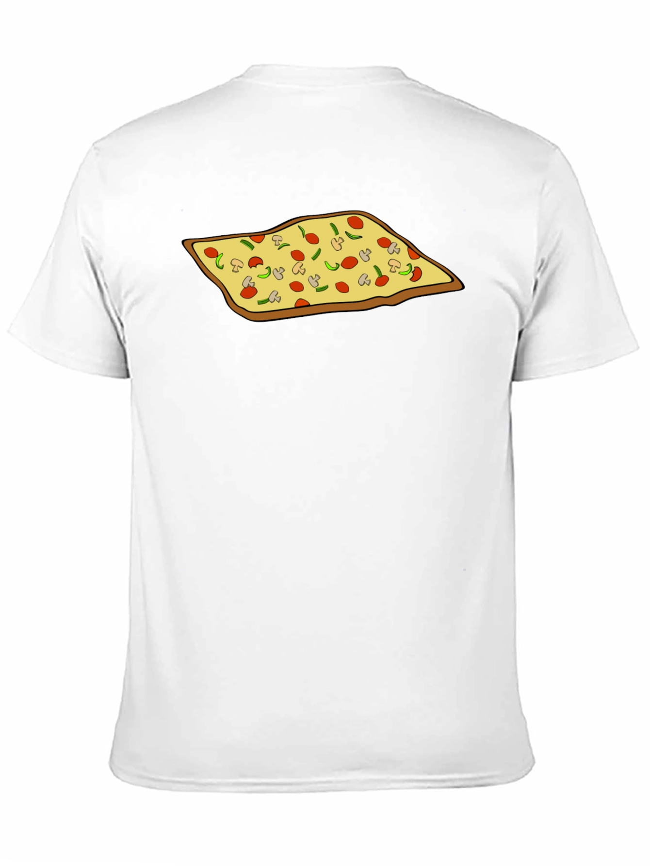 Pizza Graphic Black T-Shirt - Foodie Fashion