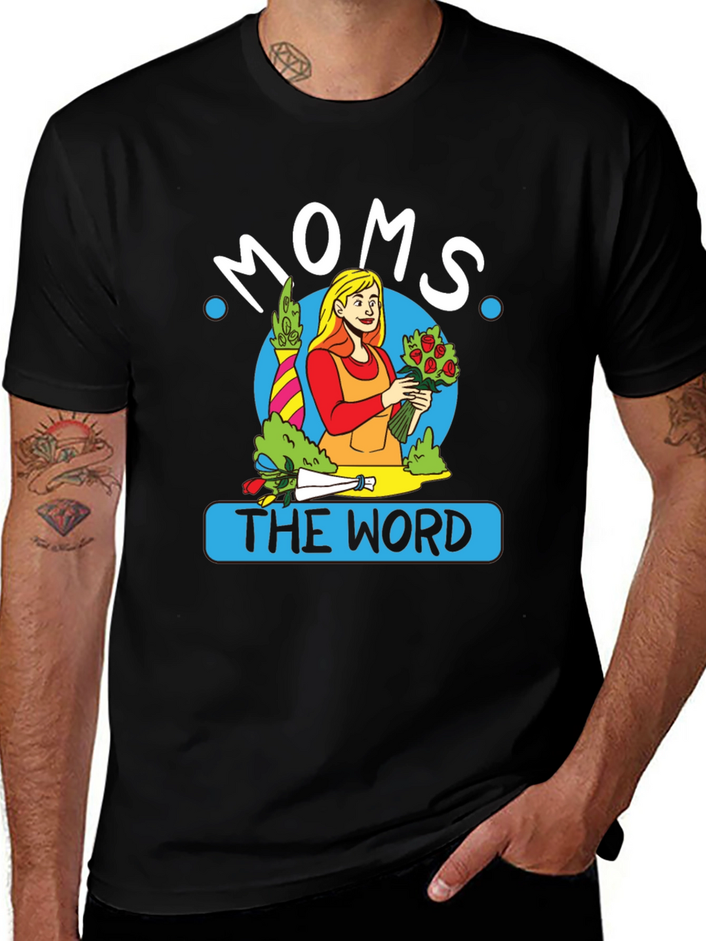 Moms the Word Graphic Tee